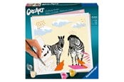 Kreativa spel - Ravensburger Paint by Numbers - Zebra - 236664
