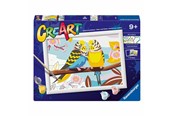 Kreativa spel - Ravensburger CreArt Paint by Numbers - Parrots - 23975 7