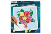 Kreativa spel - Ravensburger CreArt Paint by Number - Rose Bouquet - 25520 7