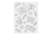 Kreativa spel - Creativ Company Painting canvas with print butterflies - 24x30cm - 257234
