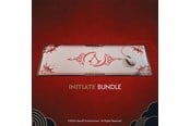 Mus - Lexip - Initiate Bundle - mouse - USB-A - black gold red white - with Ubisoft mouse pad and Assassin's Creed Shadows - Mouse - 6 knappar - Gold - UBXLXBOX001