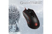 Mus - Lexip X TSUME - Targaryen Game of Thrones - mouse - ceramic skates - Wi-Fi USB - black red - Mouse - Optic - Röd - TSXLXMS0005