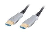 Displaykabel - Lanberg HDMI cable with Ethernet - 10 m - CA-HDMI-20FB-0100-BK