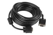 Displaykabel - Lanberg - VGA cable - HD-15 (VGA) to HD-15 (VGA) - 10 m - CA-VGAC-10CC-0100-B