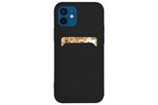 Mobile - Covers & Cases - Hurtel Card Case Silicone Wallet Case with Card Slot Documents for Samsung Galaxy A73 Black - 5907769346682