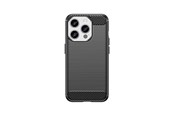Mobile - Covers & Cases - Hurtel Flexible Carbon Pattern Case for iPhone 15 Pro Carbon Case - Black - 5907769356483