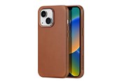 Mobile - Covers & Cases - Dux Ducis Naples iPhone 14 Plus Magnetic Leather MagSafe Case Brown - 6934913034675