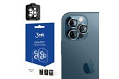 Mobiltelefontillbehör-Skyddsfilm - 3mk Lens Protection Pro iPhone 12 Pro Camera lens protection with mounting frame 1 pc. - 5903108452335