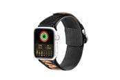 Smartwatch - Accessories - Dux Ducis  Strap (Outdoor Version) Apple Watch Ultra Strap SE 9 8 7 6 5 4 3 2 1 (49 45 44 42 mm) Nylon Band Bracelet Black/Orange - 6934913035337