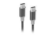 USB-kabel - SBS TECABLETCC20BK USB-C Cable - USB-C 25W Power Delivery 1.5m - Gray - TECABLETCC20BK