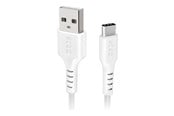 USB-kabel - SBS TECABLEMICROC15W USB-A - USB-C Cable 1.5m - White - TECABLEMICROC15W