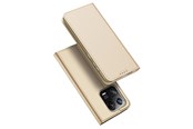 Mobile - Covers & Cases - Dux Ducis Skin Pro Case Xiaomi 13 Pro Flip Cover Card Wallet Stand Gold - 6934913031681