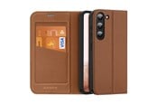 Mobile - Covers & Cases - Dux Ducis Skin X2 Samsung Galaxy S23+ Case Flip Cover Wallet Stand Brown - 6934913031445