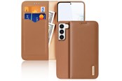 Mobile - Covers & Cases - Dux Ducis Hivo Samsung Galaxy S23+ Case Flip Cover Wallet Stand RFID Lock Brown - 6934913031766