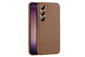 Mobile - Covers & Cases - Dux Ducis Grit Samsung Galaxy S23+ Elegant Faux Leather Cover Brown - 6934913030370