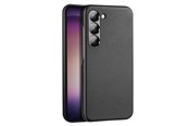 Mobile - Covers & Cases - Dux Ducis Grit Samsung Galaxy S23+ Elegant Faux Leather Case Black - 6934913030363