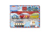 Pusselspel - Melissa & Doug Wooden Chunky Puzzle Vehicles Trä - 3725/50227