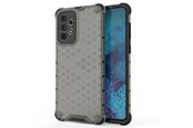 Mobile - Covers & Cases - Hurtel Honeycomb Case Armored Cover with a Gel Frame for Samsung Galaxy A73 Black - 5907769339738