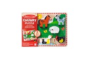 Pusselspel - Melissa & Doug Wooden Chunky Puzzle Farm Trä - 3723/50203