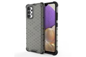Mobile - Covers & Cases - Hurtel Honeycomb Case Armored Cover with a Gel Frame for Samsung Galaxy A03s (166.5) Black - 5907769339912