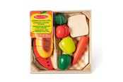 Träleksaker - Melissa & Doug Food Play Wooden Cutting Food - 6074881