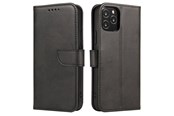 Mobile - Covers & Cases - Hurtel Magnet Case elegant Case Cover with a Flap and Stand Function for Samsung Galaxy A73 Black - 5907769340321