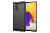 Mobile - Covers & Cases - Hurtel Carbon Case Flexible TPU Cover for Samsung Galaxy A73 Black - 5907769341397