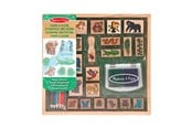 Hobby Tillbehör - Melissa & Doug Wooden Stamp-A-Scene Rain Forest - 6074864