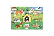 Pusselspel - Melissa & Doug Wooden Peg Puzzle Pets Trä - 6075164