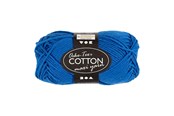 Kreativa spel - Creativ Company Cotton yarn Size 8/8 L: 80-85 M Cobalt Blue - 50gr. - 461270