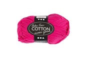 Kreativa spel - Creativ Company Cotton yarn Size 8/8 L: 80-85 M Pink - 50gr. - 461230