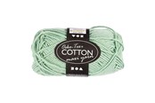 Kreativa spel - Creativ Company Cotton yarn Size 8/8 L: 80-85 M Mint Green - 50gr. - 461210