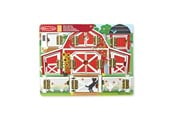 Träleksaker - Melissa & Doug Wooden Activity Board Magnetic Farm Hide & Seek - 6073535