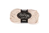 Kreativa spel - Creativ Company Cotton yarn Size 8/8 L: 80-85 M Sand color - 50gr. - 461050