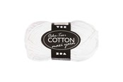 Kreativa spel - Creativ Company Cotton yarn Size 8/8 L: 80-85 M White - 50gr. - 461020