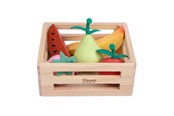 Träleksaker - Classic World Wooden Crate with Fruit - 50643