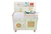 Träleksaker - Classic World Wooden Kitchen with Accessories - 14pcs. - 50641