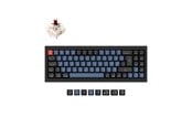 Tangentbord - Keychron Q7 QMK Wired - Gateron G Pro Brown - Gaming Keyboard - Utan numpad - Nordisk - Svart - Q7-M3-BO