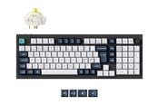 Tangentbord - Keychron Q5 MAX 96% Knob Wireless Tri-Mode QMK/VIA - Gateron Jupiter Banana - Tangentbord - Nordisk - Vit - Q5M-M4-BO