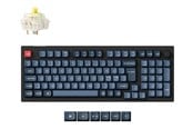 Tangentbord - Keychron V5 Max - keyboard - QMK custom mechanical ISO layout collection - with knob - QWERTY - Nordic - carbon black Input Device - Tangentbord - Nordisk - Svart - V5M-D4-BO