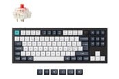 Tangentbord - Keychron Q3 MAX 80% Knob Wireless Tri-Mode QMK/VIA - Gateron Jupiter Banana - ND - Gaming Keyboard - Utan numpad - Nordisk - Svart - Q3M-M4-BO