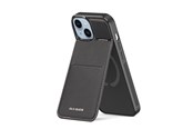 Mobile - Covers & Cases - Dux Ducis Rafi Mag Wallet Case with 3-in-1 Stand for iPhone 15 Plus with MagSafe and RFID Lock - Black - 6934913024386