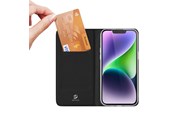 Mobile - Covers & Cases - Dux Ducis iPhone 15 Plus Case Cover with Flip and Wallet  Skin Pro - Black - 6934913025383