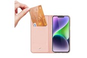 Mobile - Covers & Cases - Dux Ducis iPhone 15 Plus Case Cover with Flip and Wallet  Skin Pro - Pink - 6934913025406