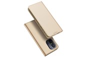 Mobile - Covers & Cases - Dux Ducis Skin Pro Case for Xiaomi Redmi 11A / Poco C55 / Redmi 12C Flip Cover Card Wallet Stand Gold - 6934913030875