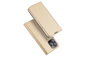 Mobile - Covers & Cases - Dux Ducis Skin Pro Holster Case Flip Cover iPhone 14 Pro Gold - 6934913035146
