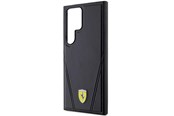 Mobile - Covers & Cases - Ferrari Hot Stamp V Lines MagSafe Case for Samsung Galaxy S24 Ultra - Black - 3666339242497