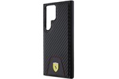 Mobile - Covers & Cases - Ferrari Carbon Stitched Bottom Case for Samsung Galaxy S24 Ultra - Black - 3666339242589