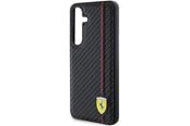 Mobile - Covers & Cases - Ferrari Carbon Printed Line Case for Samsung Galaxy S24+ - Black - 3666339242459