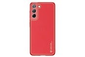 Mobile - Covers & Cases - Dux Ducis  Yolo Elegant Case Cover in Samsung Galaxy S22+ (S22 Plus) Leather Cover Red - 6934913040201